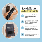 Serviette de douche exfoliante NORYA