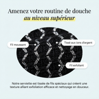 Serviette de douche exfoliante NORYA